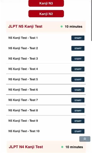 (JFT basic language ] Hello everyone, Are you worried because you find Kanji difficult to learn or remember? If so, there is no need to worry anymore. Our JFT Basic Japanese Language team has prepared Kanji Mock Tests covering all levels from N5 to N1 to help you improve your Kanji skills. We have organized these Kanji materials in a simple and easy way, so that you can learn and practice Kanji effectively and confidently. If you want to prepare Kanji properly or test your level through our mock