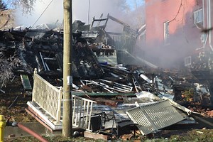 UPDATE:   Crown Street home destroyed in gas explosion fire