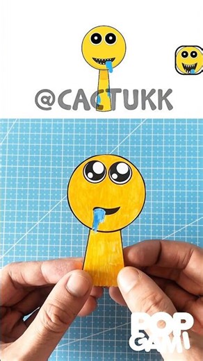 I made sprunki oc Durrr coloring papercraft #sprunki #papercraft #shortvideo