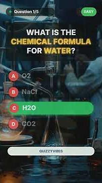 ⚡ 5 Fast Science Questions to Test Your IQ! 🧬 #quiz #trivia #generalknowledge