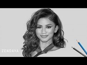 Zendaya - Pencil Drawing Time-lapse