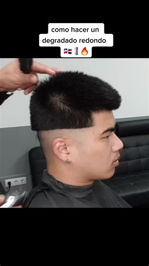 Cómo hacer un corte degradado redondo