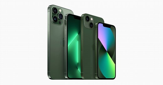 Apple introduces gorgeous new green finishes for the iPhone 13 lineup