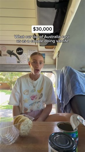 Gabs | Vanlife Australia on Instagram: "It cost us $30,000 to do our whole lap of Australia in 12 months! No gatekeeping here, I’m going to give you all the goss and spill the beans on how we achieved this! We travelled Australia on a budget, we knew what our weekly allowance was, and we used this to keep on track! If you’re wanting to travel Australia and worried about the cost, then listen in to how we made it work!"