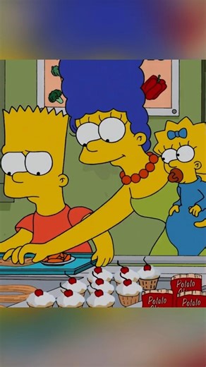 Marge follows Bart #thesimpsons