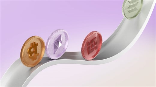 Crypto Coins 3D Animation