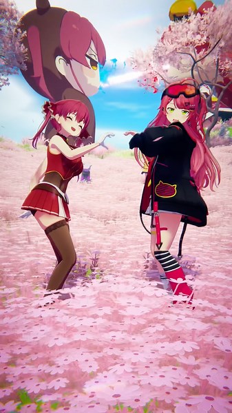 Marin-tan and #FashionBeat Kumarin vs. Miko, huh?!