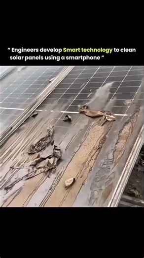 “Engineers Create Smart Tech to Clean Solar Panels Using Just a Smartphone!” #aifacts