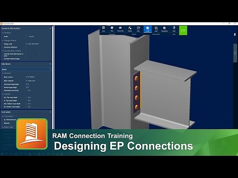 Designing End Plate (EP) Connections in RAM Connection