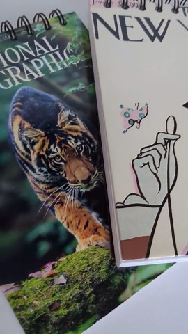 Magazine Cover 5x7" Pads - National Geographic / New Yorker - Handmade from magazine covers