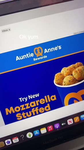 Delicious Mozzarella Pretzel Sticks at Auntie Anne’s