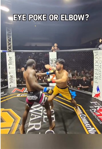 You be the judge •••••••••• A ref has the hardest job in the sport and only has less than half of a split second to determine fouls.. but trusted his 2 commissioners on this one. Let us know what you think. Follow us for more MMA content #mma #combatnight #fight #florida #opinion