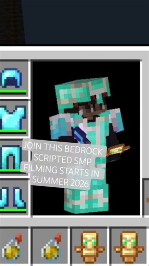 BEDROCK SCRIPTED SMP YOU CAN JOIN! FOR YOUTUBE!!! #minecraft #minecraftbedrock #minecraftsmp