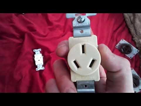 Different types of 250 volt recepticals