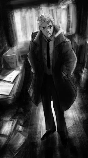 Drawing John Constantine in Manga Style