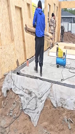 Amazing way to connect wooden OSB wall panel skills | Handmade construction