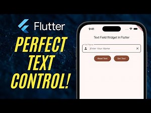 TextField Widget In Flutter - TextEditingController Guide #2