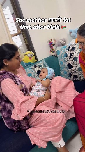 149K views · 12K reactions | She already connected with her in my tummy. The person who make food for me everyday when i was not well during my pregnancy in Oman 殺 . Sometimes we meet some great person in our life and i am luckiest person to meet them. | Sejal Suraj Karmele | Facebook