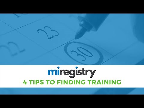 4 Tips on Using the MiRegistry Statewide Training Calendar