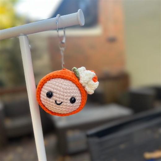 Keychain Orange Fruit Amigurumi, Backpack Key Holder, Keyring, Gift for Kids, Car Accessories - Etsy UK