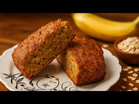 Diet Banana Cake | No Sugar, No Flour, Super Healthy!✨
