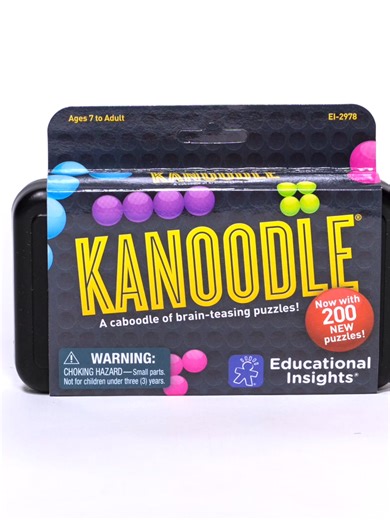 Educational Insights Kanoodle 3-D Brain Teaser Puzzle Game... Level up your puzzle-solving skills with the original Kanoodle game, or try one of the 10 other brainteasers in the line. Challenge your spatial reasoning skills with more than 200 puzzles ranging from beginner to expert in both 2D and 3D configurations. (COPY-PASTE)LINK TO CHECK. https://amzn.to/4q4fjaJ Amazon Associate. #brainpuzzle #3Dbrainteaser #mindchallenger #handheldtravelgames #paidlink