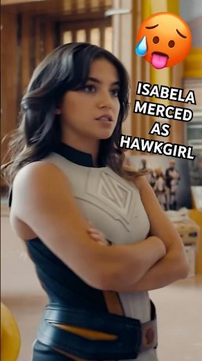 Isabela Merced as Hawkgirl in Superman (2025) #superman #isabelamerced #dc #dcuniverse #edit #shorts