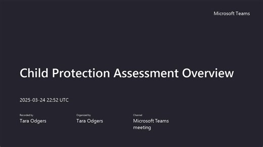 Child Protection Overview
