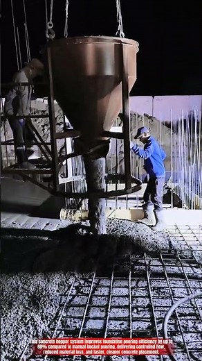Innovative Concrete Hopper Funnel System : Best Controlled Foundation Pouring