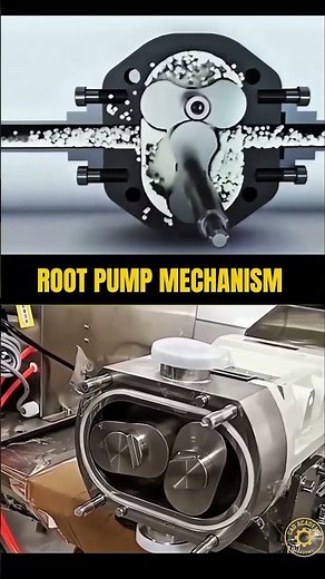 Amazing Roots Pump Working Principle Explained! #shorts