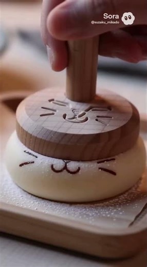 粉雪をまとう天使な猫ちゃん…からの！？衝撃のラストに注目！ #猫スイーツ #ギャップ萌え #シュール