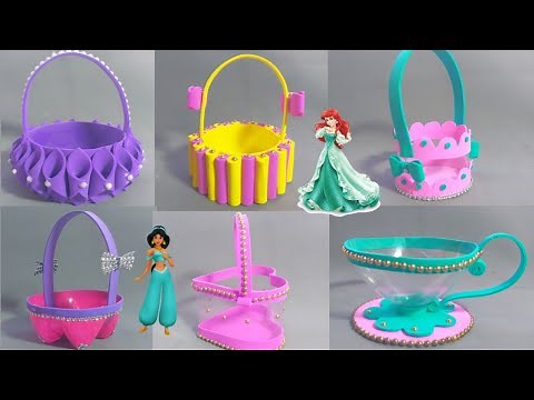 6 DULCEROS CON RECICLAJE super fáciles de hacer - manualidades para niños #artesanato