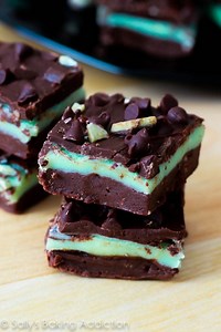 Andes Mint Chocolate Chip Fudge - Sally's Baking