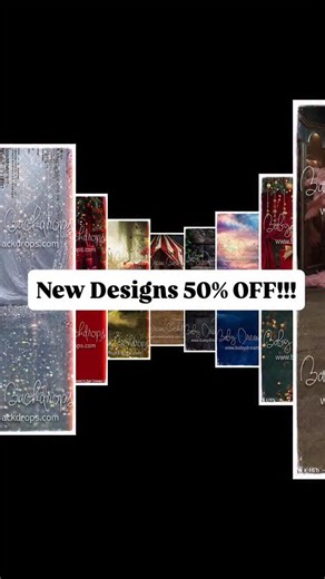 17 reactions | ✨ Tester Tuesday is LIVE ✨ NEW DESIGNS!!  50% OFF ️ Use Code: Tester50  Shop here: babydreambackdrops.com/collections/testers #babydreambackdrops #BackdropSale | Baby Dream backdrops | Facebook