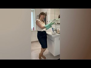 Kitty’s wearing pantyhose while showing how I wash my nylons - KittyAstrakan