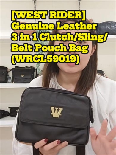 West Rider 3-in-1 Genuine Leather Bag
