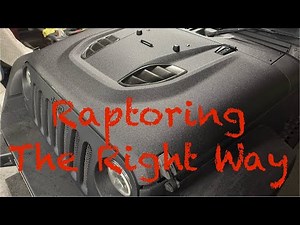 How to prep & paint with Raptor