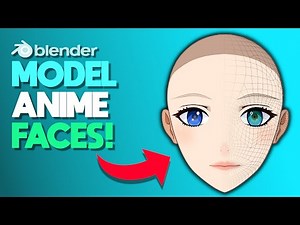 How to Model Anime Faces in Blender 3D!