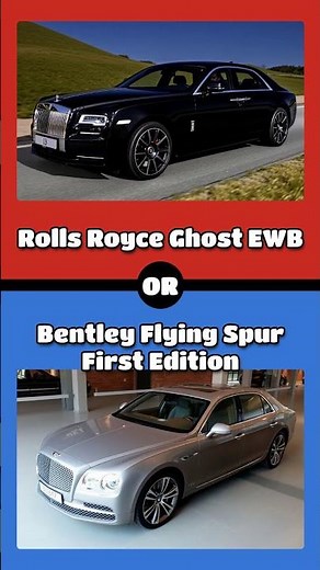 Rolls Royce Ghost Vs. Bentley Flying Spur