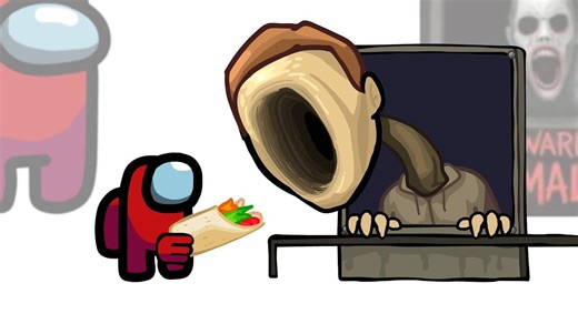 【Among Us】 迷你船员杀死Roblox恐怖的Shawarma亭-异常人物-第2部分_Among Us