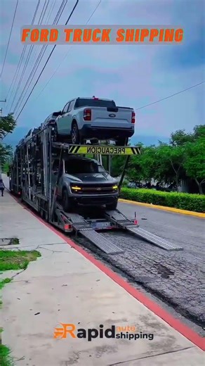 You NEED to See This! Ford Truck Unloading Process 🔥Open Car Shipping