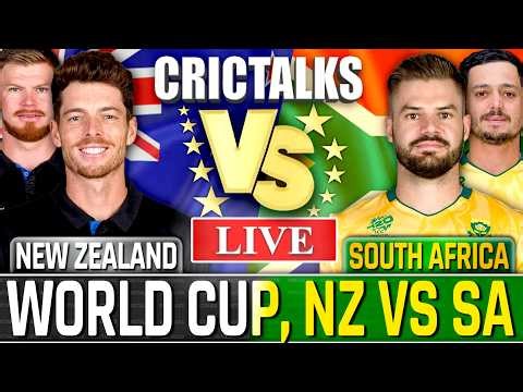 🔴 NZ vs SA Live Match Today, World Cup New Zealand v South Africa, Live Cricket Scores, Commentary