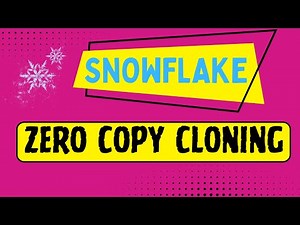 What is Zero Copy Cloning in Snowflake?