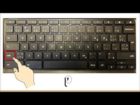 L'apostrophe sur le clavier du Chromebook Acer