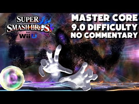 Super Smash Bros. for Wii U Master Core 9.0 difficulty (no commentary)
