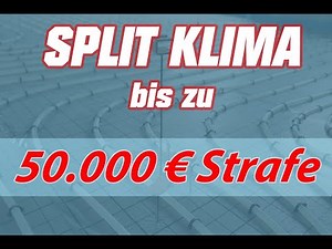 Split air conditioner - €50,000 fine for installation? Explanation and an affordable solution!