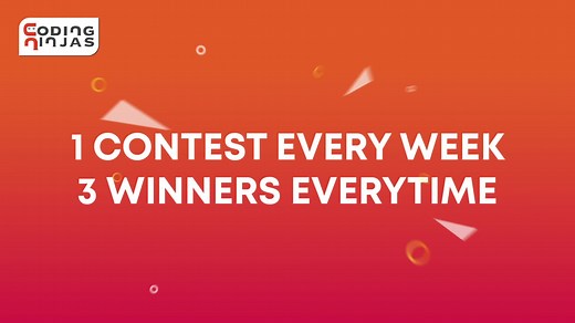 4.1K views | What could be better than an opportunity to solve Interview Problems for rewards? A chance to be a part of this every week! #TraintoCode #ContestAlert #CodingNinjas | Coding Ninjas | Facebook