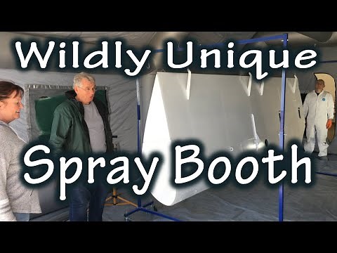 An Amazing PAINT BOOTH for painting your Experimental Aircraft