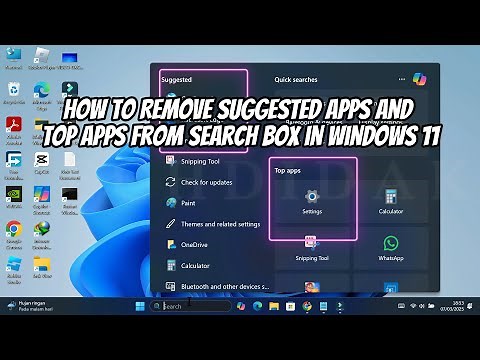 How to Remove Suggested Apps and Top Apps from Search Box in Windows 11