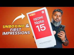 Redmi Note 15 Unboxing & first impression!